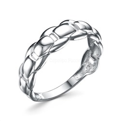 Кольцо из серебра родированное 04-401-0153