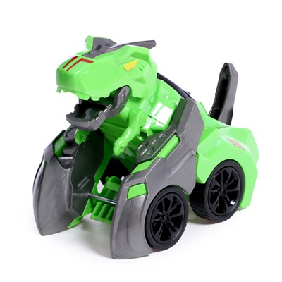 Робот «Раптор», инерционный, трансформируется, цвет зелёный