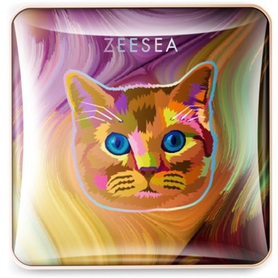 Тени для век ZeeSea Tipsy Kitty Eyeshadow Quad, тон 01, 3.5 г