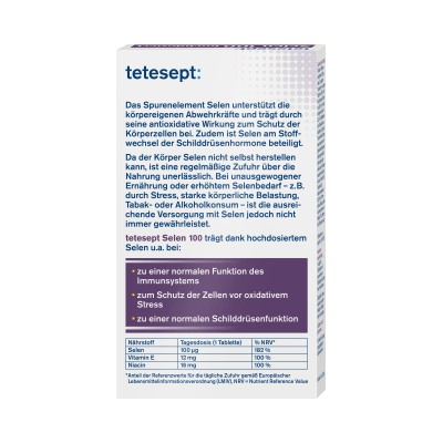 tetesept  Selen 100 Tabletten Селен 30 шт.