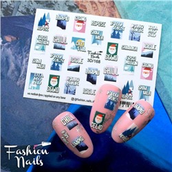 Fashion Nails, Слайдер-дизайн 3D/168