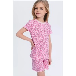 Пижама для девочки с шортами Vulpes 1015SS24