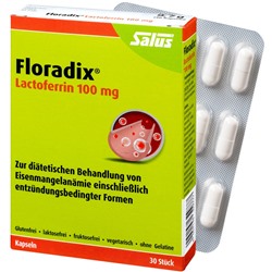 Salus Floradix Lactoferrin 100 mg Салус Лактоферрин, 30 шт