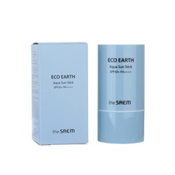 СМ Sun Бальзам-стик для лица солнцезащитный Eco Earth Aqua Sun Stick 22гр С/Г до 01.2025  скидка 80%