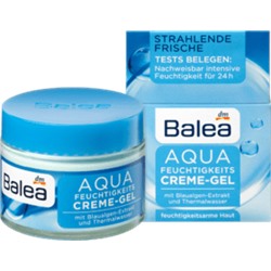 Balea Aqua Feuchtigkeits-Cremegel, Балеа крем-гель Aqua увлажняющий, 50 мл