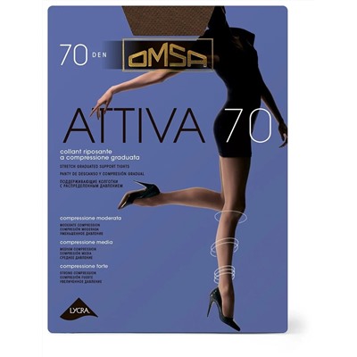 OMS-Attiva 70/3 Колготки OMSA Attiva 70