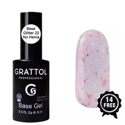 База Grattol Glitter №22, 9 мл