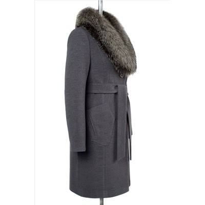 02-3000 Пальто женское утепленное (пояс)