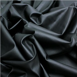Ткань костюмная с напылением, вискоза, стрейч, ширина 150 см, цвет чёрный