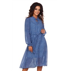 Платье Мерсена (44-52) Размер 50, Цвет синий