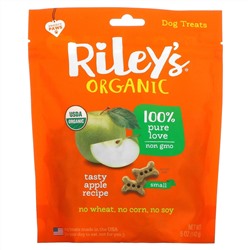 Riley’s Organics, Лакомства для собак, с косточкой, вкусное яблоко, 142 г (5 унций)