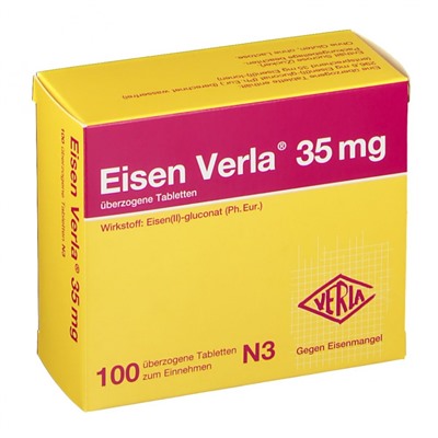 Eisen (Айсен) Verla 35 mg Tabletten 100 шт
