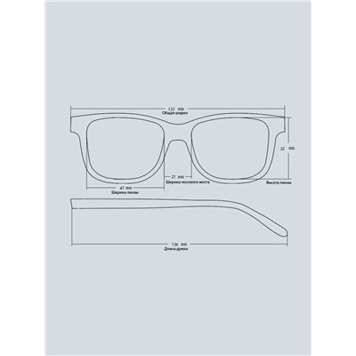 Готовые очки ASK 8801 Черные (+1.50)