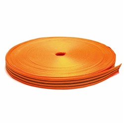 Стропа буксировочная Сервис Ключ, оранжевая, 6 т, ширина 50 мм, 100 м