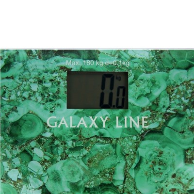 Весы напольные Galaxy GL 4818, электронные, до 180 кг, 1хCR2032 (в комплекте)