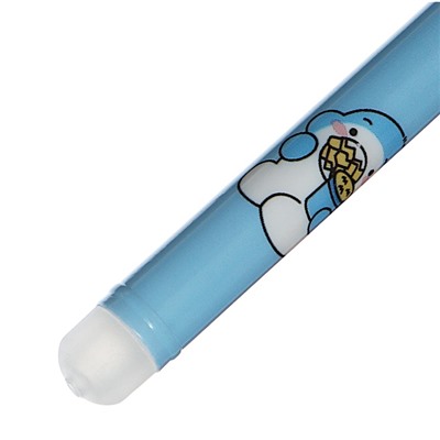 Ручка гелевая СТИРАЕМЫЕ ЧЕРНИЛА, 0.5 мм, корпус "Акула", стержень синий, МИКС