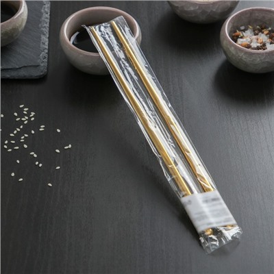 Палочки для суши Bacchette, длина 21 см, цвет золотой