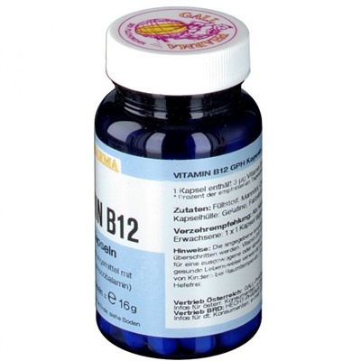 GALL PHARMA Vitamin B 12 3,0µg GPH Капсулы, 60 шт