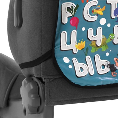 Накидка на сиденье автомобильное Cartage Веселые буквы, ПВХ, 60х45 см, европодвес