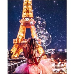 «Девушка и ночной Париж»
