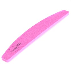 Lehanni, Шлифовщик сменный тонкий для искусственных ногтей, 100 грит (розовый)