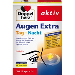 Doppelherz Augen Extra Tag + Nacht Kapseln Для глаз Экстра Капсулы, 30 шт