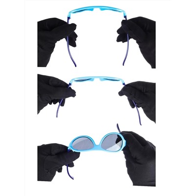 Солнцезащитные очки детские Keluona T1769 C9 Голубой Синий