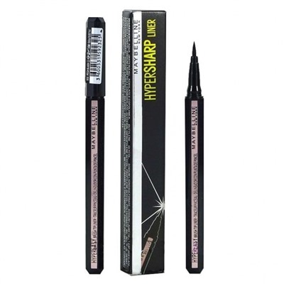 Подводка для век Maybelline Hypersharp чёрная