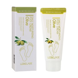 LBLG FOOT Крем для ног смягчающий с оливковым маслом LEBELAGE DAILY MOISTURIZING OLIVE FOOT CREAM  брак/ скидка 10% Замята упаковка