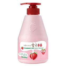 Гель для душа Welcos Kwailnara Strawberry Milk Body Cleanser, 560 г