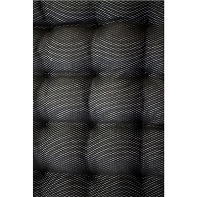 Подушка автомобильная на сиденье с наполнителем из лузги гречихи 35х35 см, чёрный