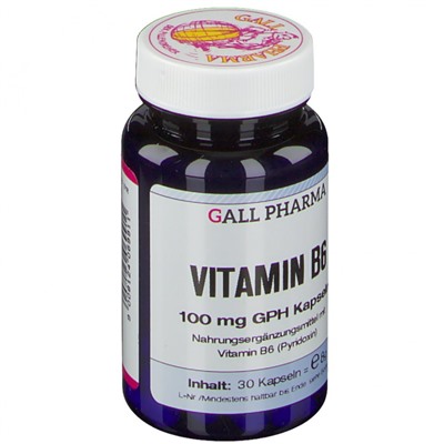 GALL PHARMA Vitamin B6 100 mg GPH 30 шт