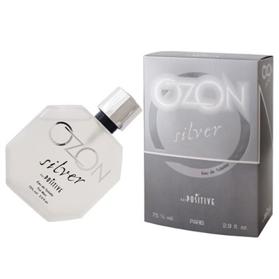 Туалетная вода мужская OZON SILVER, 85 мл