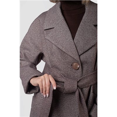 01-11932 Пальто женское демисезонное (пояс)