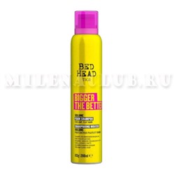 TIGI Шампунь-мусс для придания обьема волосам Bed Head Bigger The Better Volume Foam Shampoo 200 мл