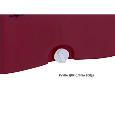 Набор для уборки Pioneer 7103S: швабра, ведро, насадка из микрофибры, 2 шт, 6 л, цвет красный
