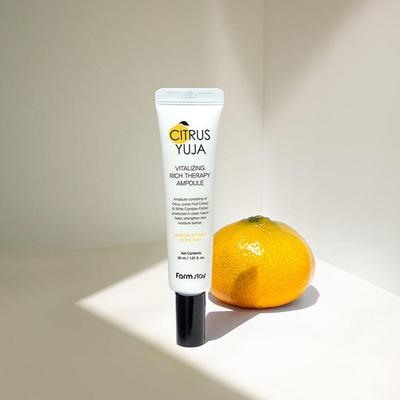 ФМС YUJA Сыворотка  для лица восстанавливающая с экстрактом юдзу Citrus Yuja Vitalizing Rich Therapy Ampoule 30мл