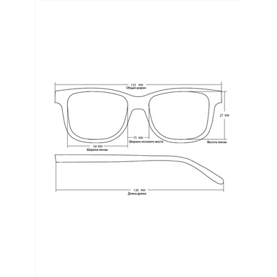 Готовые очки Ralph RA0330 C1 (+0.50)