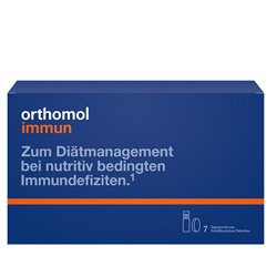 Orthomol Immun Trinkflaschchen/Tabletten Ортомол Для повышения Иммунитета Ампулы питьевые и таблетки, 7 шт.