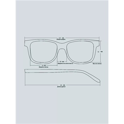 Солнцезащитные очки Graceline CF58016 Серый