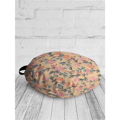 Подушка сидушка «Цветочное плетение», декоративная, d = 52 см