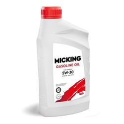 Масло моторное Micking Gasoline Oil MG1, 5W-30 SP/RC, синтетическое, 1 л