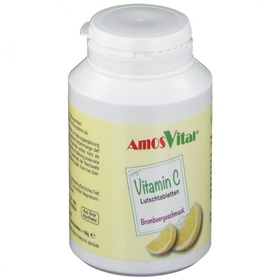 AmosVital (Амосвитал) Vitamin C Lutschtabletten Brombeer 50 шт