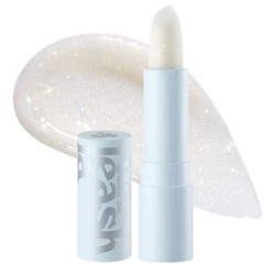 UNLEASHIA Бальзам для губ кристальный с блестками Glacier Vegan Lip Balm 01 Snow Frost (3,3 гр)