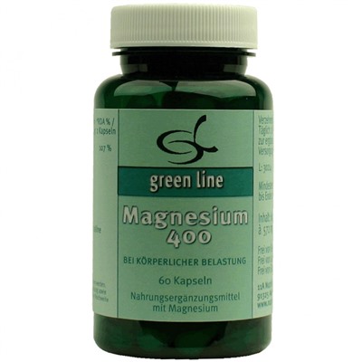 green (грин) line Magnesium 400 mg 60 шт
