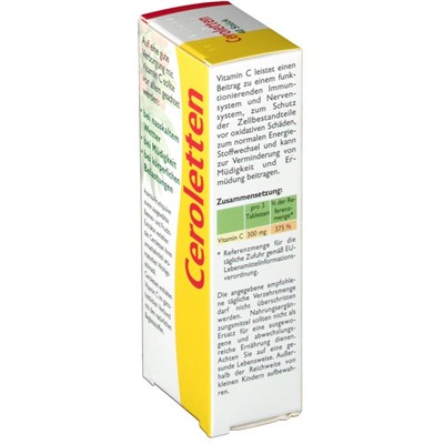 Ceroletten (Церолеттен) Vitamin C Dr. Grandel 40 шт