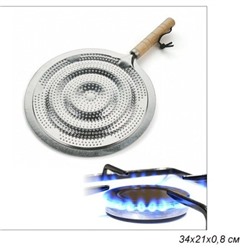Рассекатель пламени для газовых плит / AN80-32 /уп 6/96/ с ручкой
