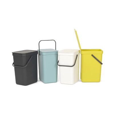 Мусорное ведро Brabantia Sort&Go, встраиваемое, цвет мятный, 16 л