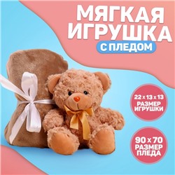 Мягкая игрушка с пледом «Мишутка»