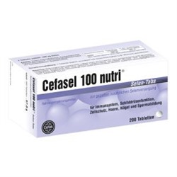 Cefasel 100 Nutri Selen-Tabs (200 шт.) Цефасел Таблетки 200 шт.